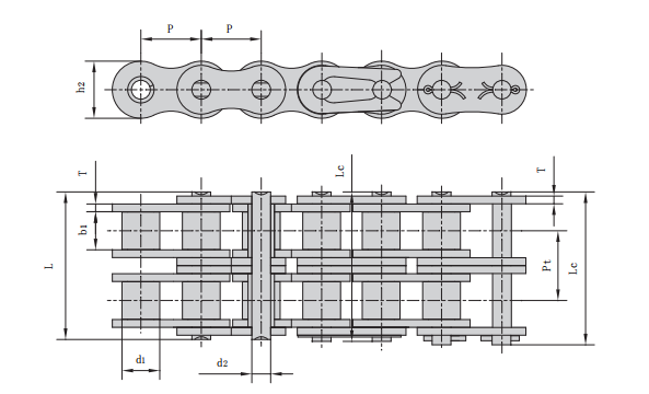 36S-2_<font color='red'>180-2</font> 石油鏈 雙排石油